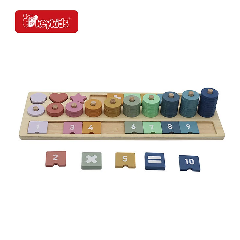 Customize Kids Early Education Wooden Learning Toys for Counting Numbers W12E219